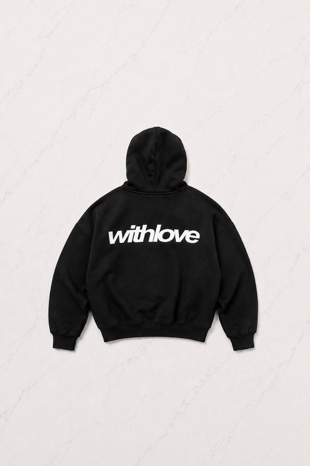 White And Black Withlove Sweatshirt
