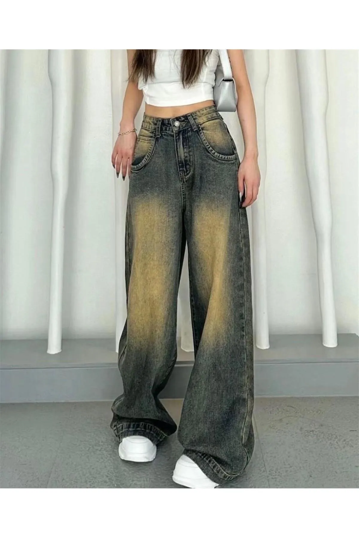 y2k BAGGY YIKAMALI Tint Yıkamalı Baggy Jean