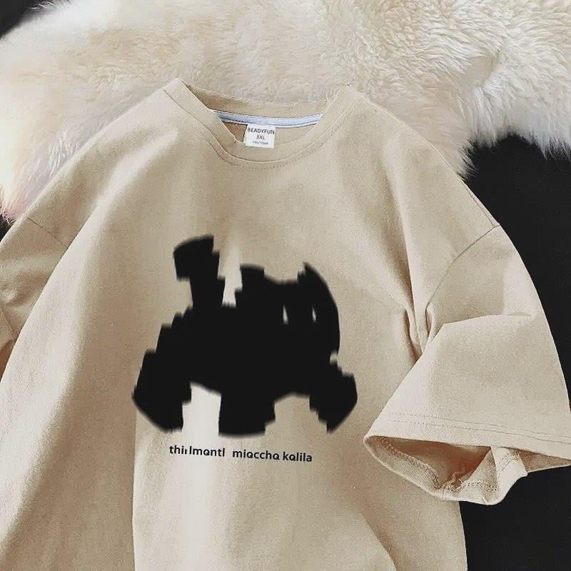 Y2k Cat Detail Oversize Unisex T-Shirt