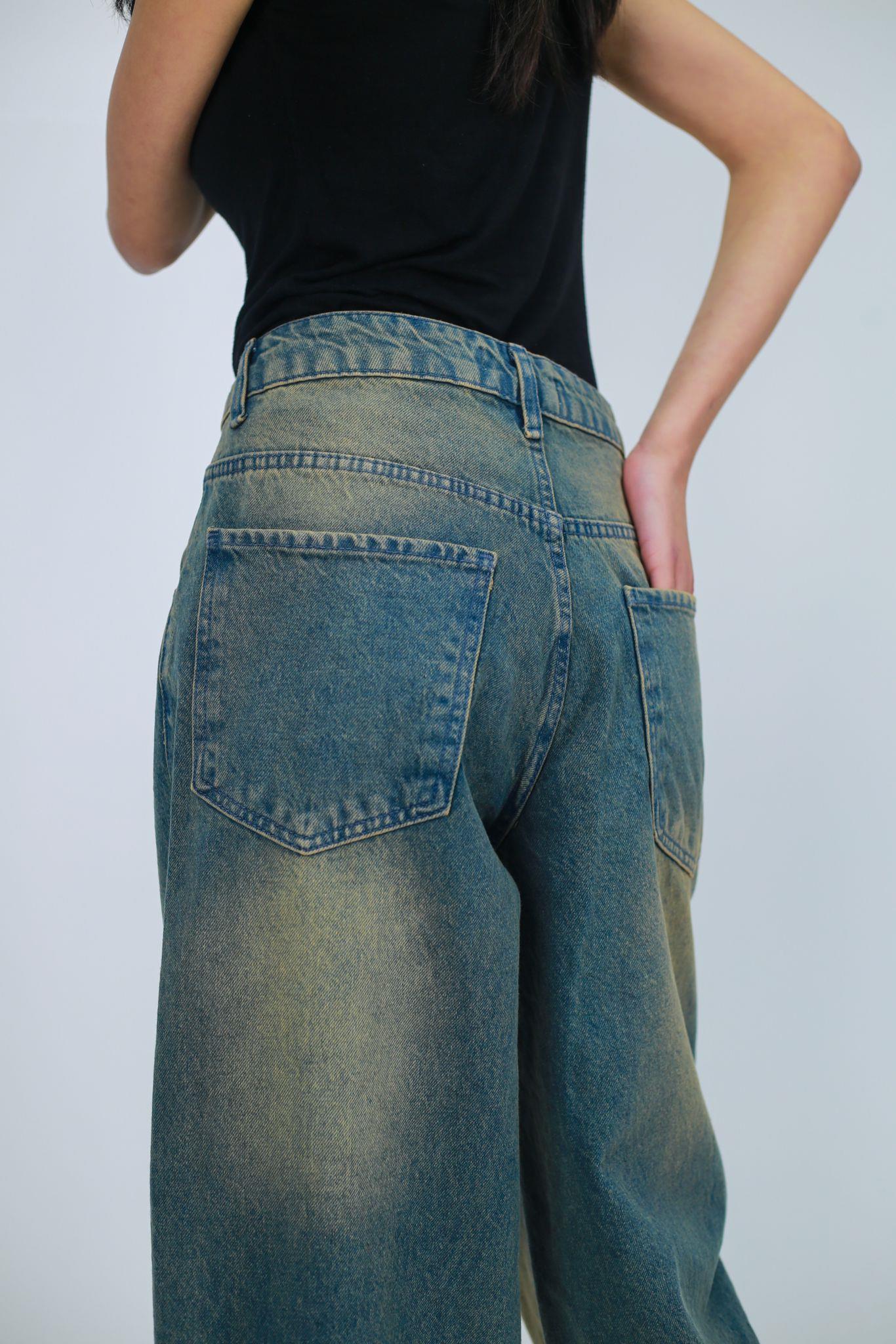 Y2k Extra Tint Baggy Unisex Yıkamalı Pantolon