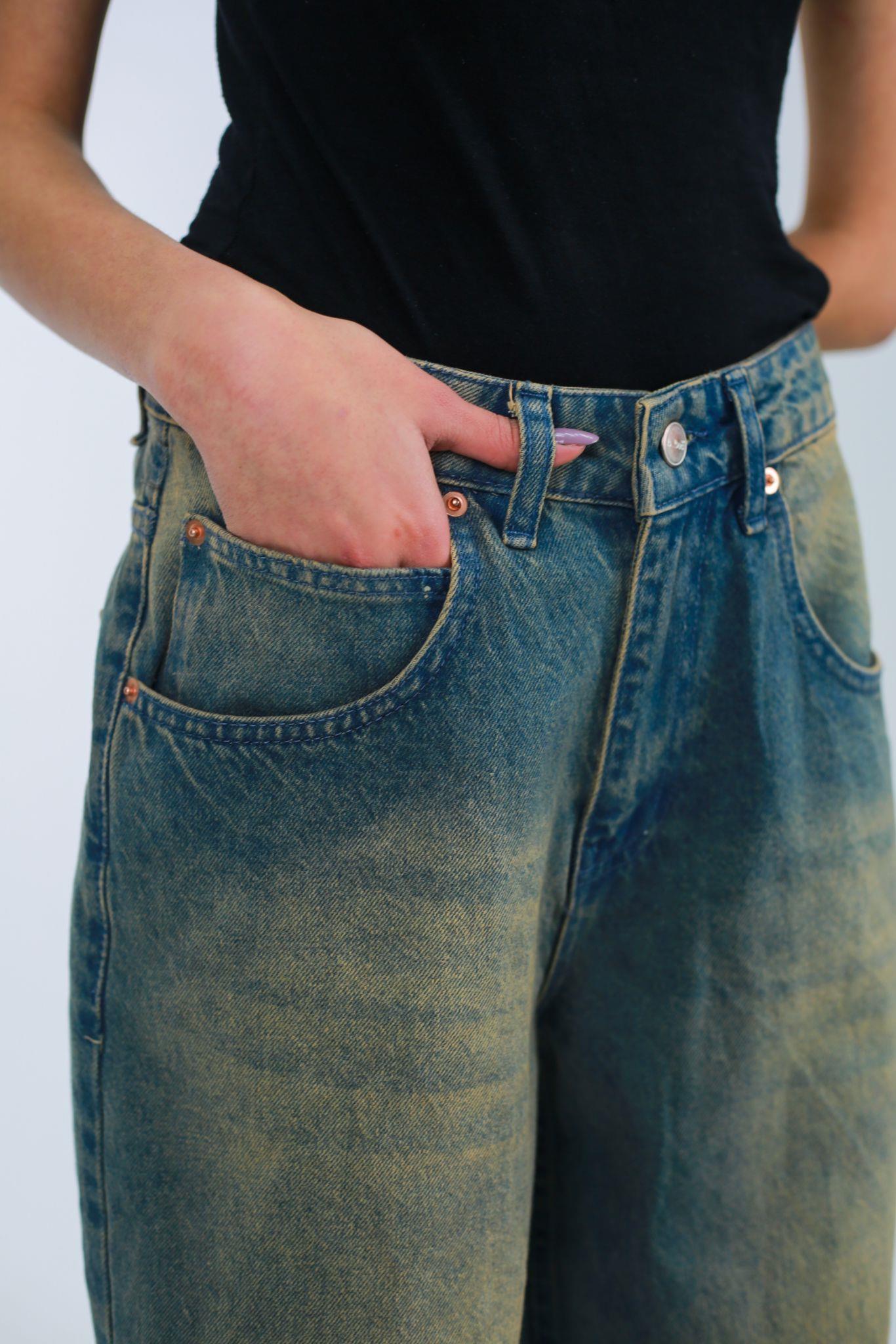 Y2k Extra Tint Baggy Unisex Yıkamalı Pantolon