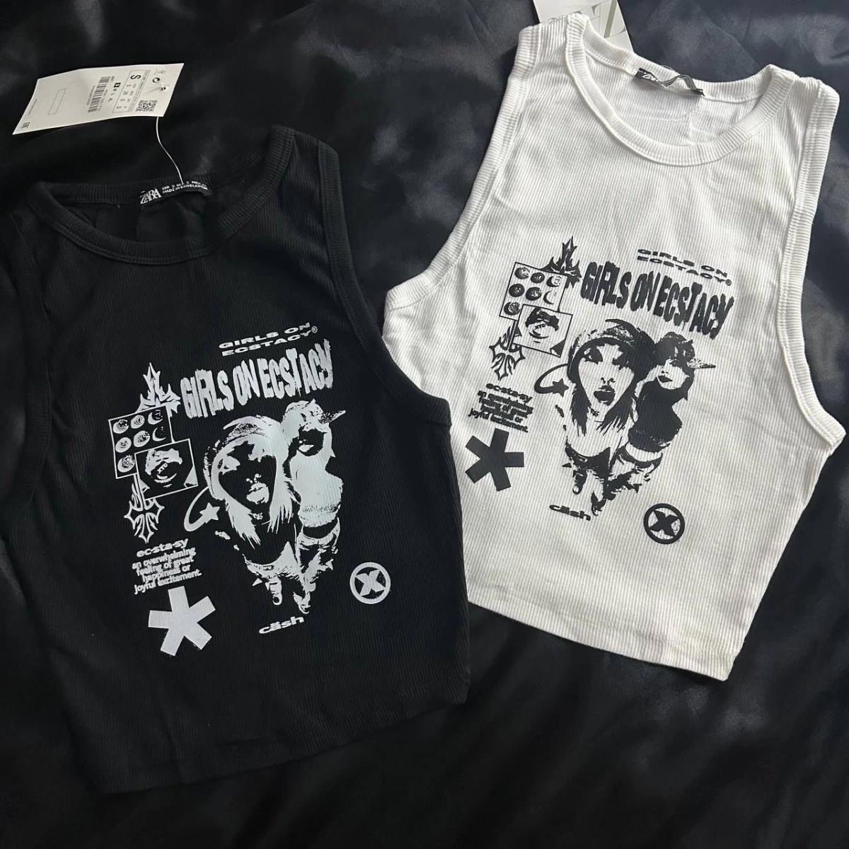 Y2k Girls On Aesthetic Crop Tank