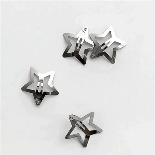 2li Yıldız Çıt Çıt Toka Y2K Star Style