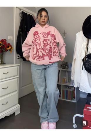 Aesthetic TYYL Detail Oversize Unisex Sweatshirt