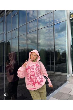 Aesthetic TYYL Detail Oversize Unisex Sweatshirt