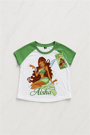 Aisha Yeşil Şort T-shirt Takım