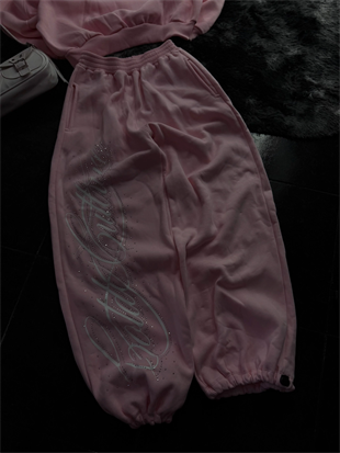 Angel Taşlı Baggy Unisex Eşofman Takımı