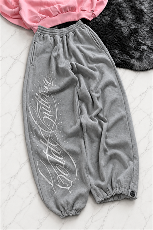 Angel Taşlı Baggy Unisex Eşofman Takımı
