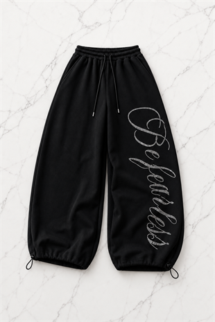 Baddie Detaylı Baggy Unisex Eşofman Altı