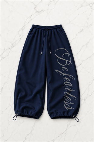 Baddie Detaylı Baggy Unisex Eşofman Altı
