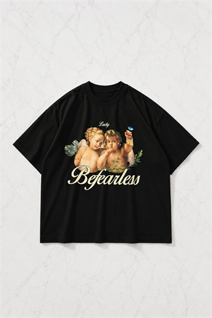 Befearless Detaylı Oversize Unisex T-shirt