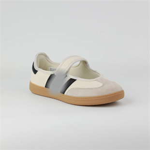 Bej Urban Retro Strap Sneaker