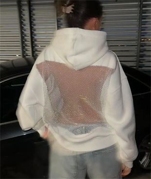 Beyaz Crystal Vision Sweatshirt