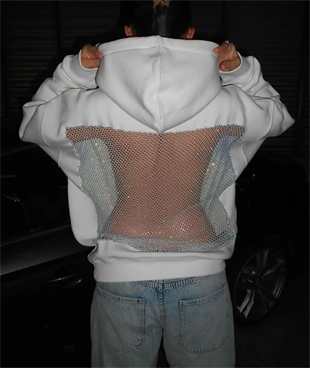 Beyaz Crystal Vision Sweatshirt