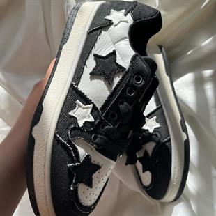 Black Star Lovely Desenli Unisex Ayakkabı