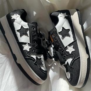 Black Star Lovely Desenli Unisex Ayakkabı