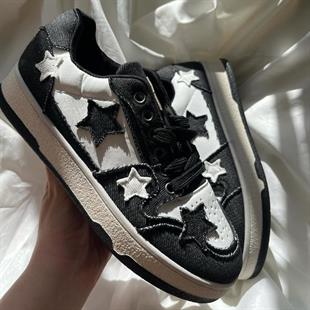 Black Star Lovely Desenli Unisex Ayakkabı