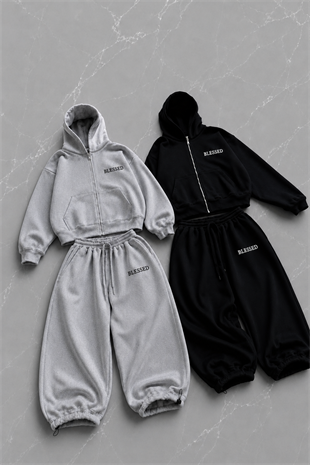 Blessed Baggy Kalıp Unisex Eşofman Takımı