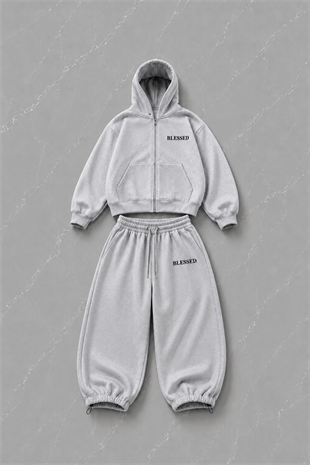 Blessed Baggy Kalıp Unisex Eşofman Takımı