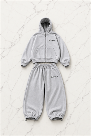 Blessed Baggy Kalıp Unisex Eşofman Takımı