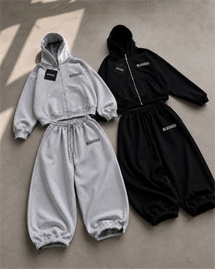 Blessed Baggy Kalıp Unisex Eşofman Takımı