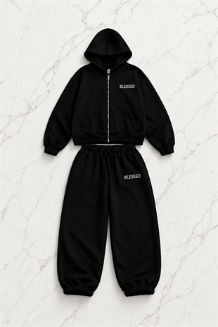 Blessed Baggy Kalıp Unisex Eşofman Takımı