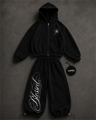 Blessed Baggy Kalıp Unisex Eşofman Takımı