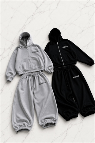 Blessed Baggy Kalıp Unisex Eşofman Takımı