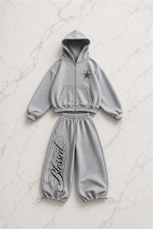 Blessed Baggy Kalıp Unisex Eşofman Takımı