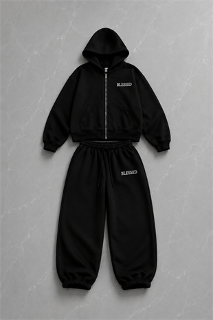 Blessed Baggy Kalıp Unisex Eşofman Takımı
