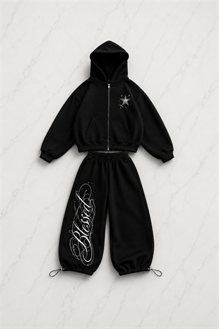Blessed Baggy Kalıp Unisex Eşofman Takımı