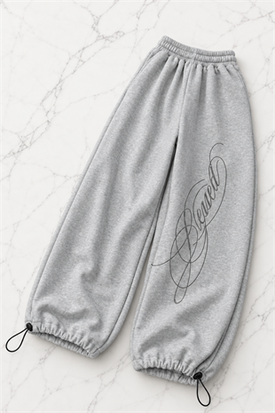 Blessed Taş Baskılı Baggy Unisex Eşofman Altı