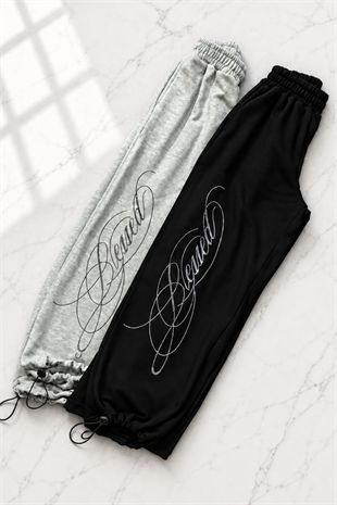 Blessed Taş Baskılı Baggy Unisex Eşofman Altı