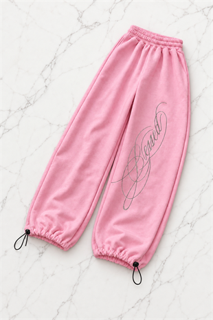 Blessed Taş Baskılı Baggy Unisex Eşofman Altı