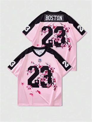 Boston 23 Flower Jersey Unisex Jersey Forma