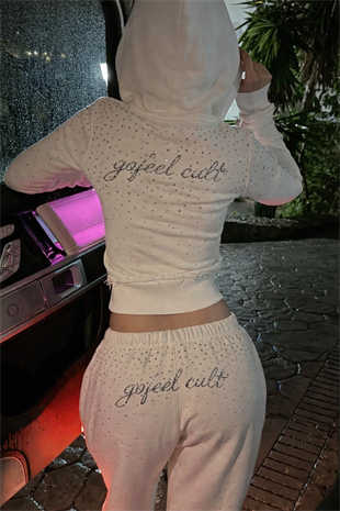 Crystal Taş Detaylı Eşofman Takımı