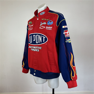 Vintage Jeff Gordon Yarış Snap Ceket - 