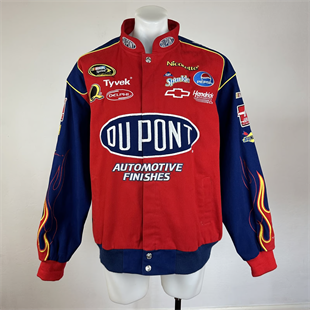 Vintage Jeff Gordon Yarış Snap Ceket - 