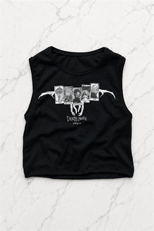 Death Note Detail Crop Tank