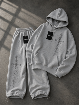 Defeat Baggy Kalıp Unisex Eşofman Takımı