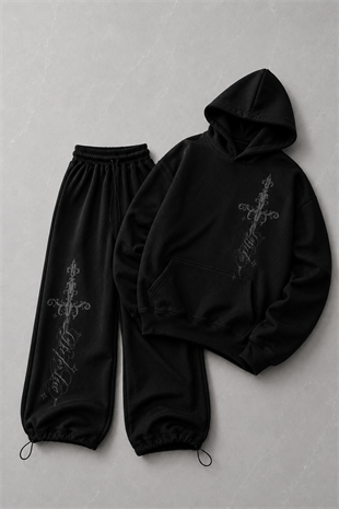 Defeat Baggy Kalıp Unisex Eşofman Takımı