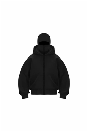 Dont Kill My Vibe Baskılı Kar Maskeli Ninja Unisex Sweatshirt Hırka