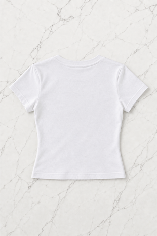 Dont Play My Friend Detail Crop Top