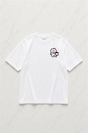 (Erkek) Kitty Friends Oversize Unisex T-shirt
