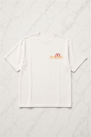 (Erkek) M Hpsomo Oversize Unisex T-shirt