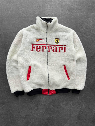 Ferrrari Racing Çift Taraflı Unisex Mont