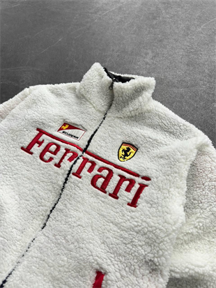Ferrrari Racing Çift Taraflı Unisex Mont