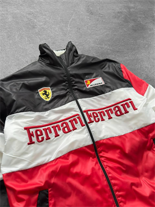 Ferrrari Racing Çift Taraflı Unisex Mont