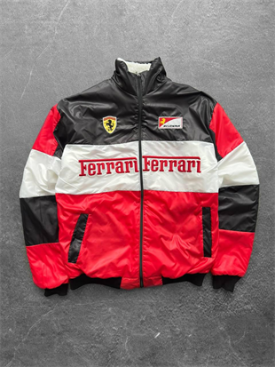 Ferrrari Racing Çift Taraflı Unisex Mont