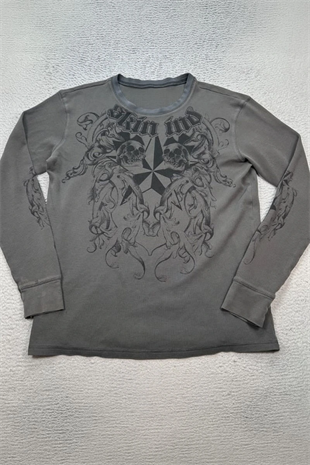 Füme Skin Ind Skull Gotik Unisex Sweatshirt